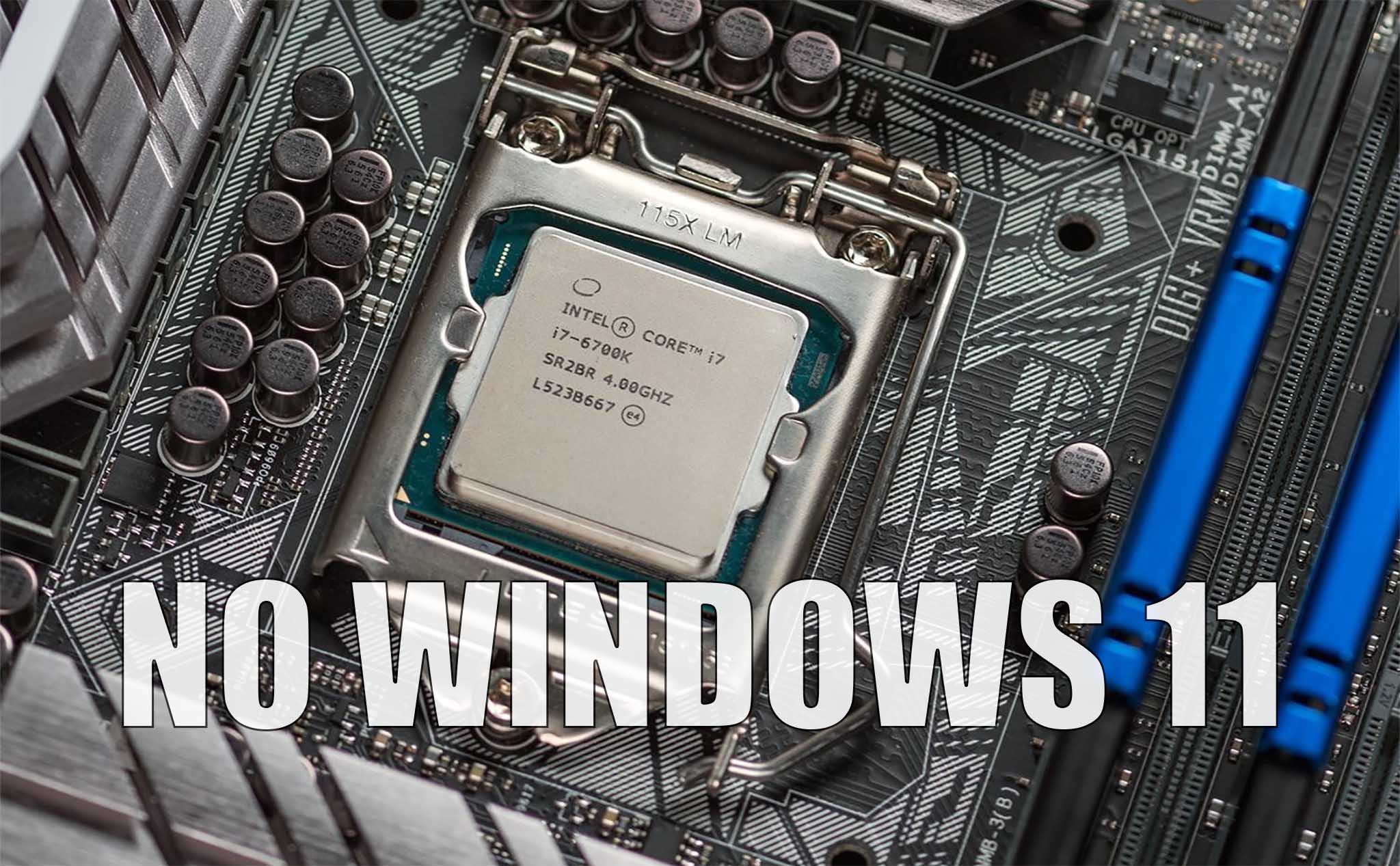 Vì sao máy tính không hỗ trợ CPU cài Win 11?