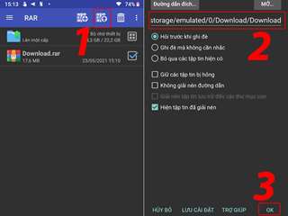 Cách giải nén file trên điện thoại Android thế nào?