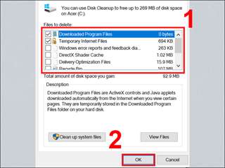 Cách giải phóng dung lượng trên máy tính Win 10