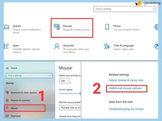Cách hiện con trỏ chuột trên màn hình máy tính