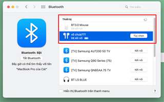 Cách kết nối bluetooth trên máy tính thinkpad