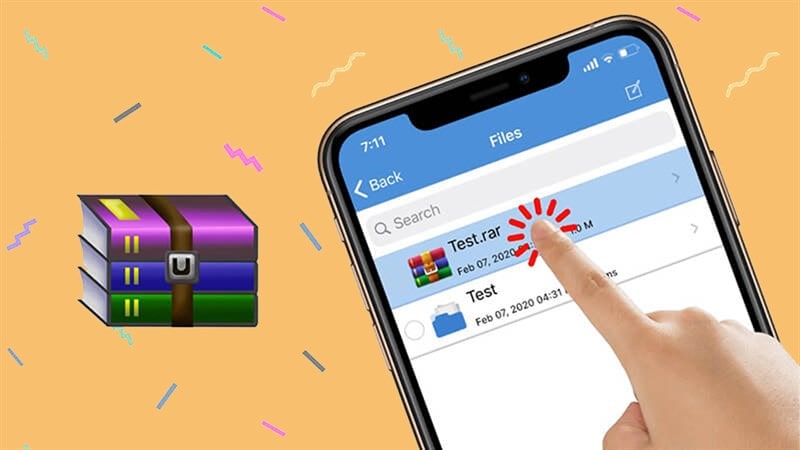 Cách giải nén file trên điện thoại iOS