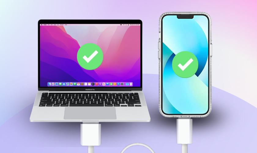 Cách kết nối điện thoại với máy tính bằng cáp USB - Đối với iPhone