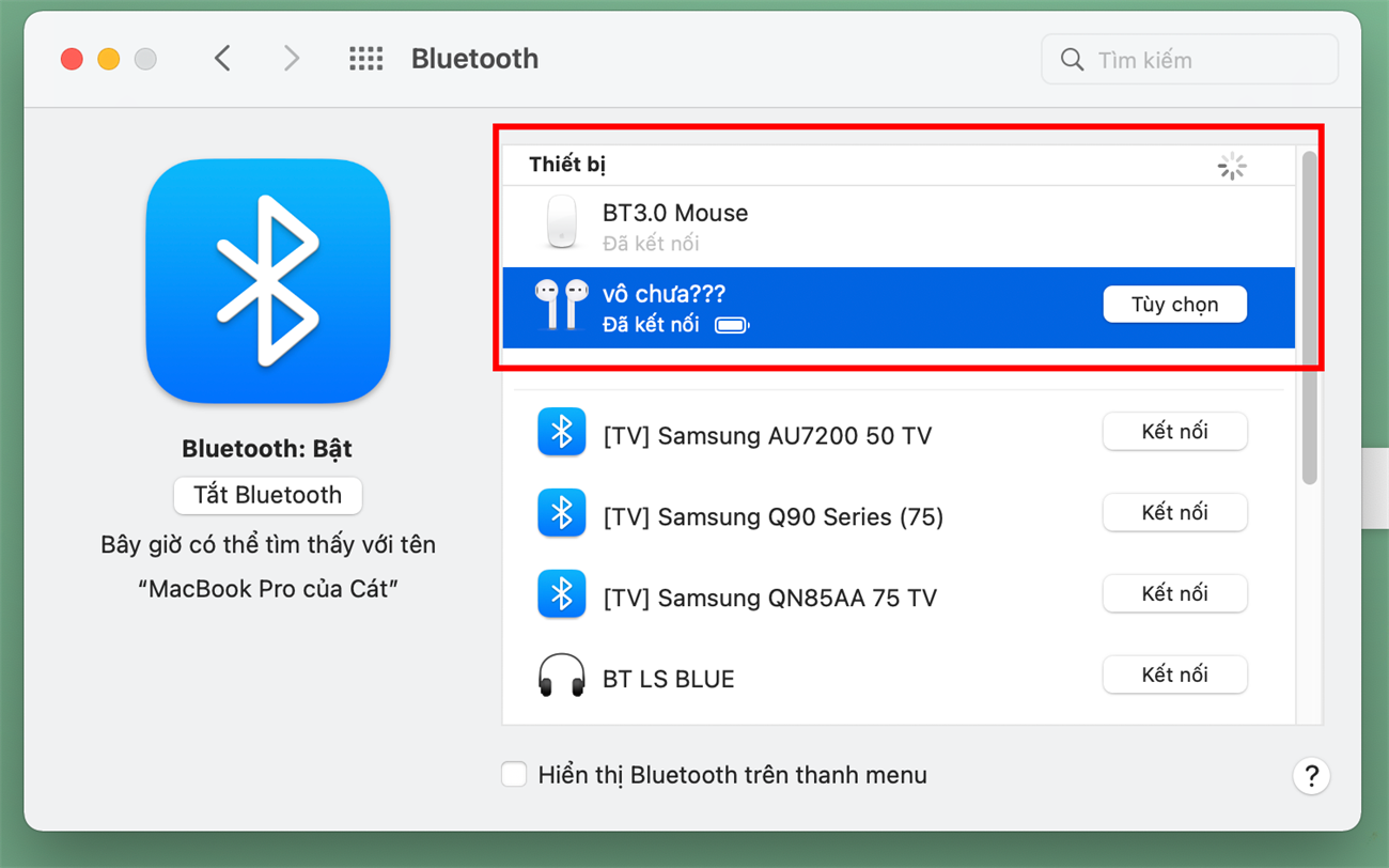 Cách kết nối Bluetooth trên máy tính ThinkPad