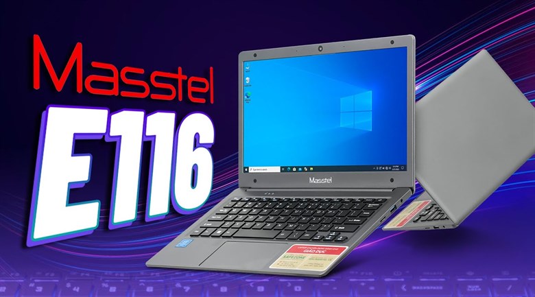 Laptop nhẹ dưới 1kg Masstel E116 N4020