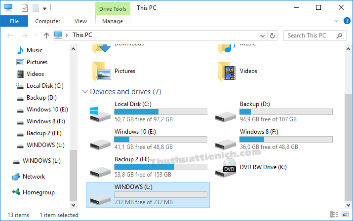 Nguyên nhân USB không hiện dung lượng