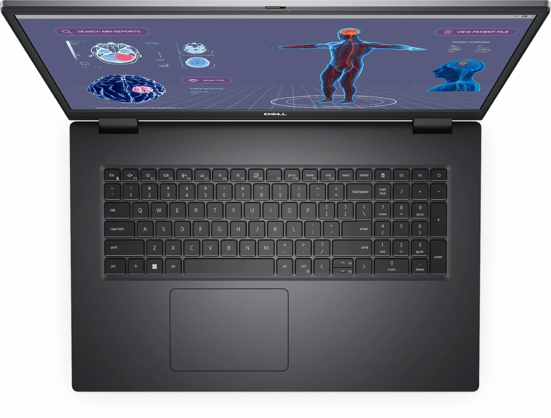 Dell Precision 7780 Core i9 bàn phím và touchpad