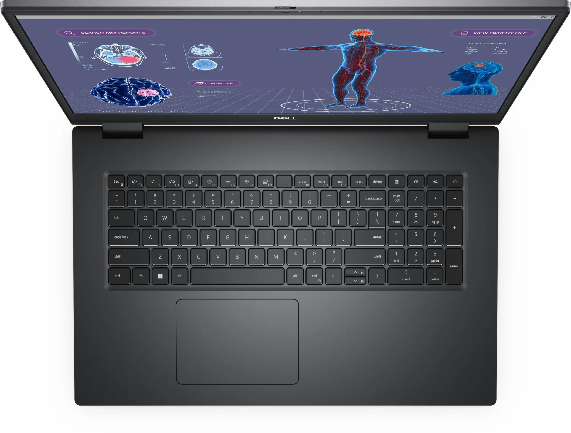 Dell Precision 7780 Core i7 bàn phím và touchpad