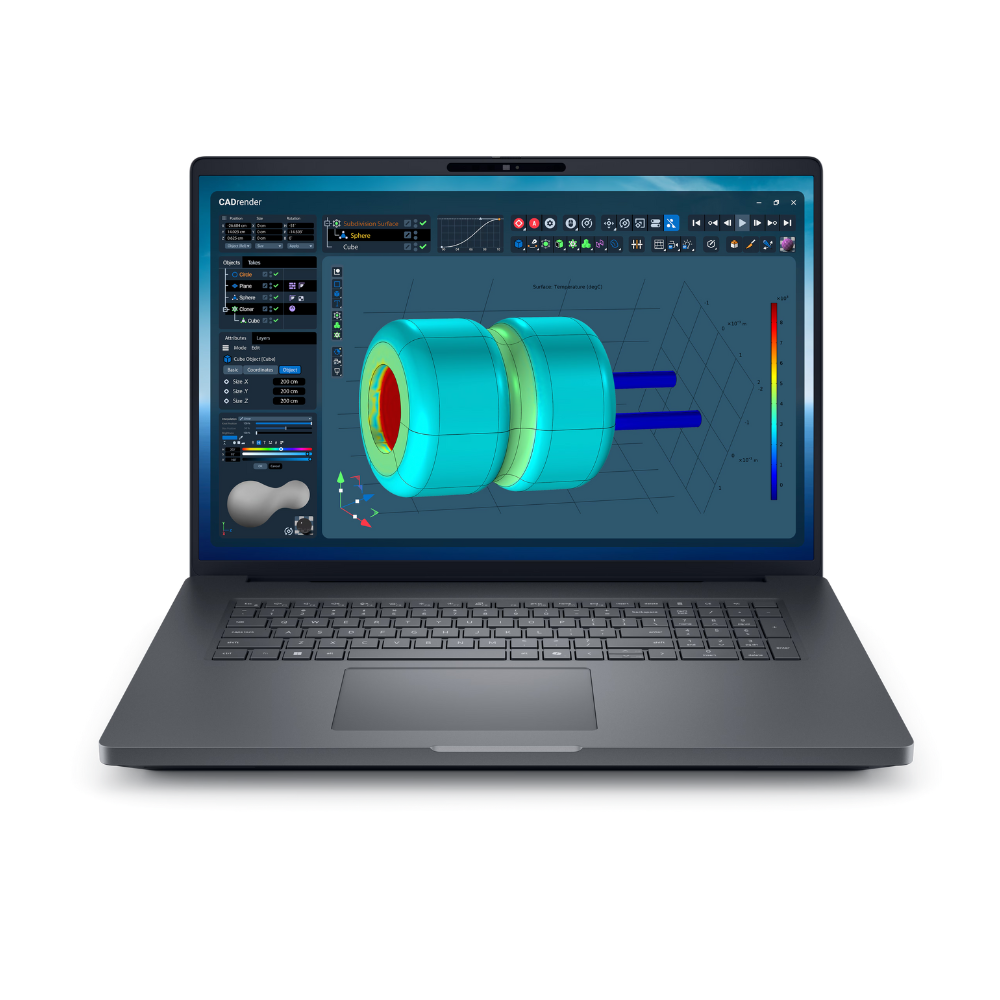 Trải nghiệm màn hình Dell Pro Max 18 Plus MB18250 lên tới 18 inch 