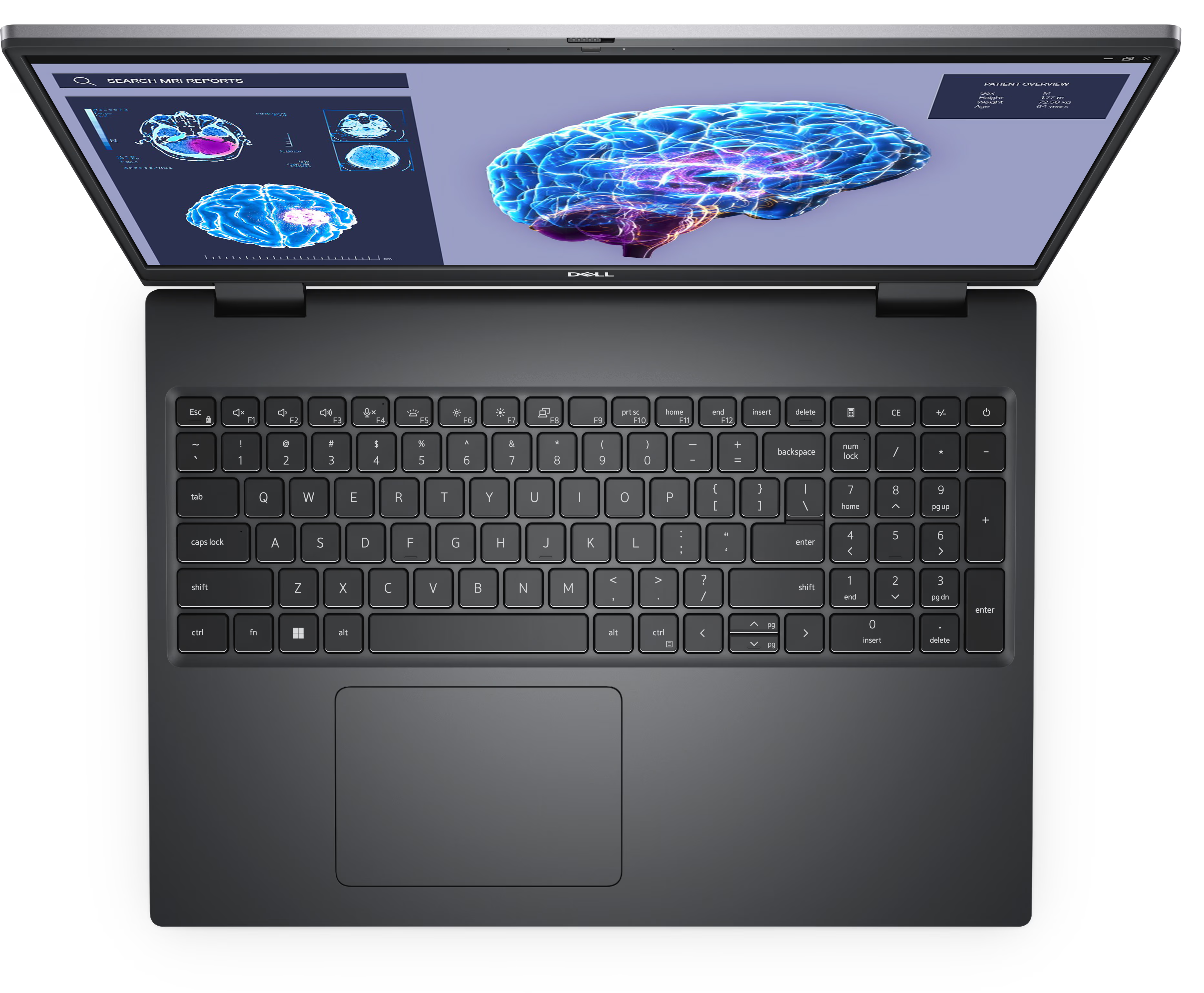 Dell Precision 7680 bàn phím và touchpad